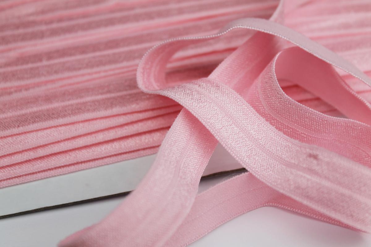 Elastisches Einfassband - rosa